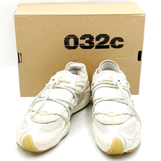 【中古品】【メンズ】 adidas アディダス × 032C ゼロ スリー トゥー シー CONSORTIUM SALVAPOR CHALK WHITE EG5933 コンソーシアム サルヴェイパー チョーク ホワイト コラボ スニーカー シューズ 靴 161-240927-ay-21-izu サイズ：26.5cm カラー：CORE WHITE 万代Net店