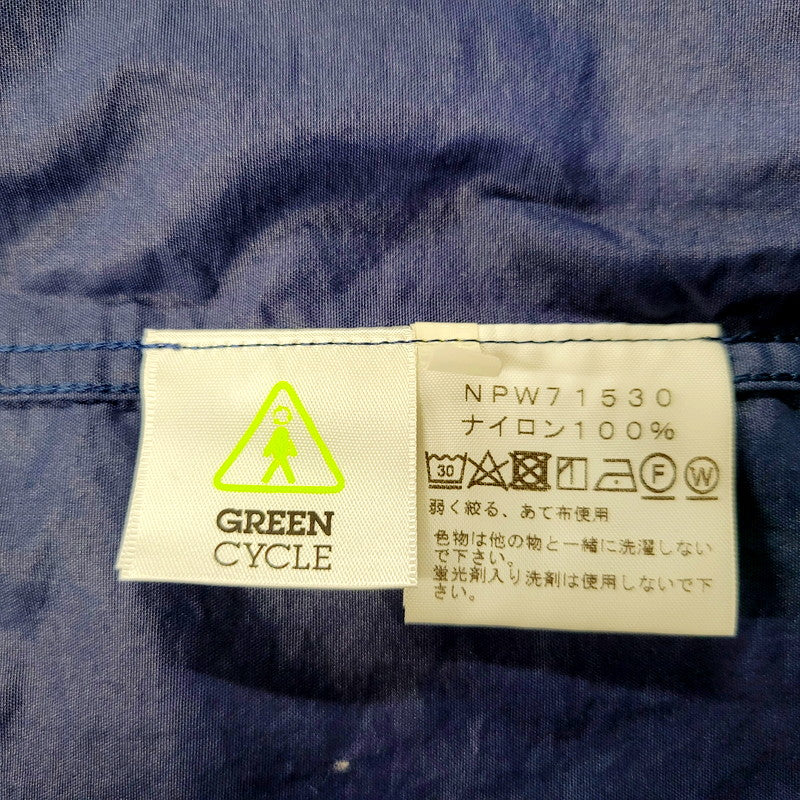 【中古美品】【メンズ】 THE NORTH FACE ザ・ノースフェイス COMPACT JACKET NPW71530 コンパクトジャケット ナイロンジャケット ロゴ 刺繍 アウター 168-240929-ay-14-izu サイズ：M カラー：コズミックブルー 万代Net店