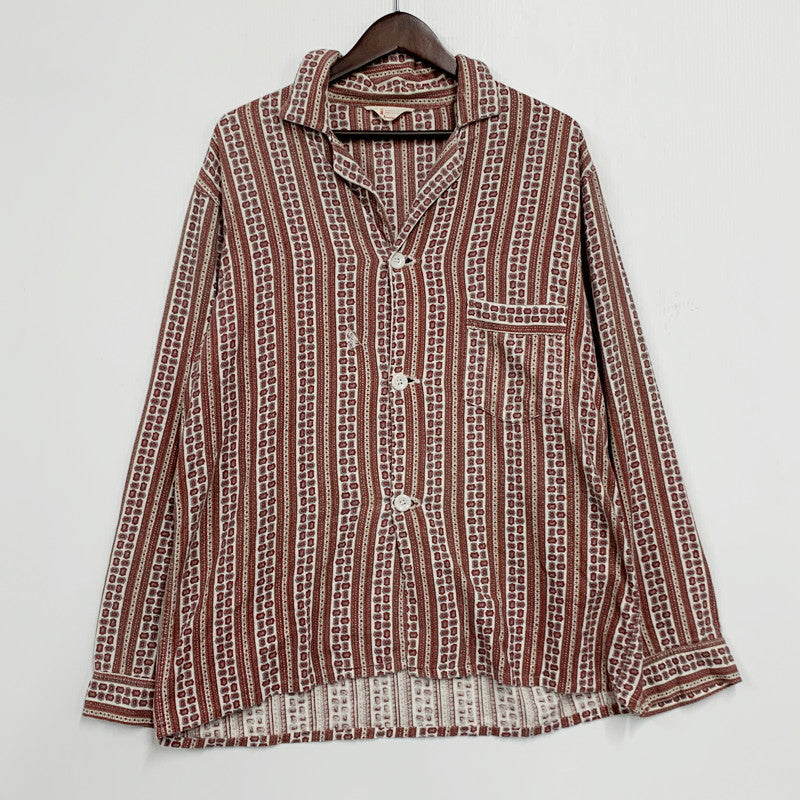 【中古品】【メンズ】 TOWNCRAFT タウンクラフト PENNY'S TOWNCRAFT ペニーズタウンクラフト 60S OPEN COLLAR SHIRT JACKET オープンカラーシャツジャケット トップス 長袖 146-240930-ma-08-izu サイズ：M カラー：マルチ 万代Net店