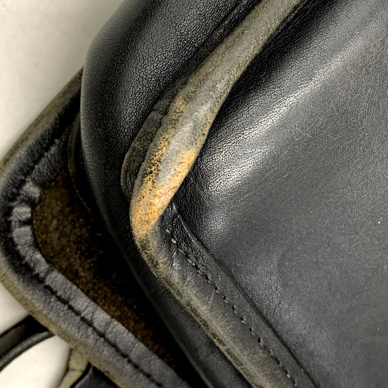 【中古品】【メンズ/レディース】 OLD COACH LEATHER SHOULDER BAG 233 オールドコーチ レザー ショルダーバッグ カバン 鞄 180-241004-as-47-izu カラー：ブラック 万代Net店