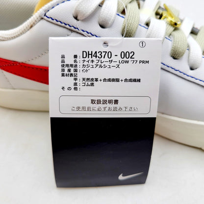 【中古美品】【メンズ/レディース】 NIKE ナイキ BLAZER LOW 77 PRM DH4370-002 ブレザー ロー 77 プレミアム スニーカー シューズ 靴 160-241001-as-16-izu サイズ：25cm カラー：LIGHT BONE/SUMMIT WHITE-UNIVER 万代Net店