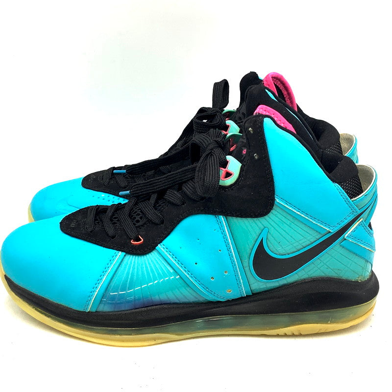 【中古品】【メンズ】 NIKE ナイキ LEBRON 8 417098-401 レブロン8 スニーカー シューズ 靴 160-241002-as-38-izu サイズ：28cm カラー：RETRO/BLACK-PNK FLSH-FLMNT GRN 万代Net店