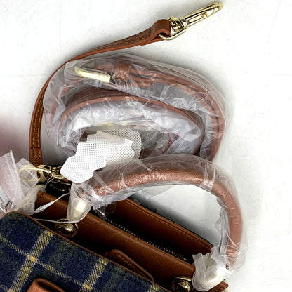 【中古美品】【レディース】 Samantha Vega サマンサベガ WOOL CHECK 2WAY BAG ウール チェック バッグ カバン 鞄 188-241004-as-12-izu カラー：グリーン系 万代Net店