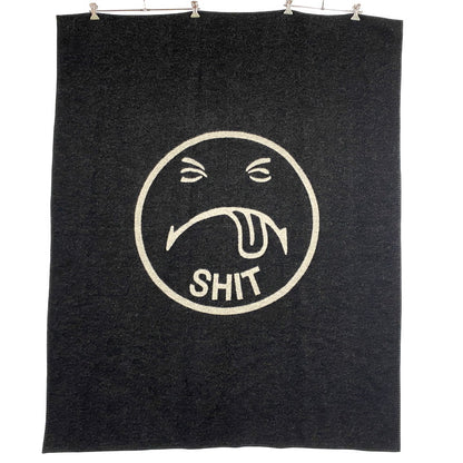 【中古品】【メンズ/レディース】 Supreme シュプリーム × WOOLRICH ウールリッチ 17AW WOOL THROW BLANKET ウール スロー ブランケット 大判 小物 服飾雑貨 208-250810-ay-01-izu カラー：ブラック×グレー 万代Net店