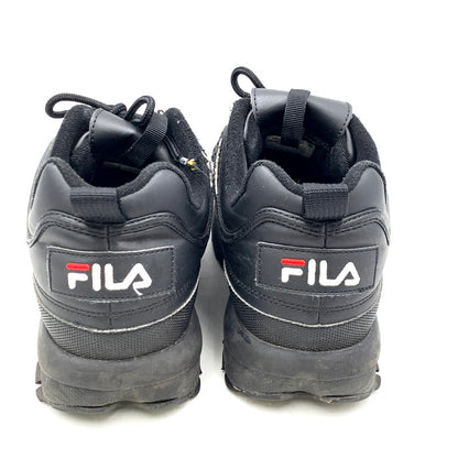 【中古品】【メンズ/レディース】 FILA フィラ DISRUPTOR 2  F0540 0025 ディスラプター2 スニーカー シューズ 靴 163-241002-as-36-izu サイズ：26cm カラー：ブラック 万代Net店