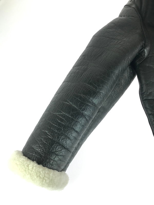 【中古品】【メンズ】 BALENCIAGA バレンシアガ 18AW GRAFFITI SHEARLING JACKET 534872 グラフィティ シアリング ジャケット アウター 141-251122-rt-01-tag サイズ：44 カラー：ブラック 万代Net店