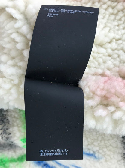 【中古品】【メンズ】 BALENCIAGA バレンシアガ 18AW GRAFFITI SHEARLING JACKET 534872 グラフィティ シアリング ジャケット アウター 141-251122-rt-01-tag サイズ：44 カラー：ブラック 万代Net店