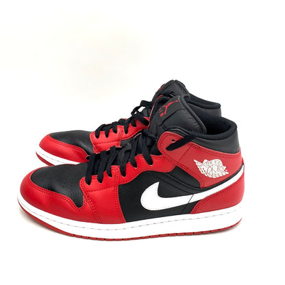 【中古品】【メンズ】 NIKE ナイキ AIR JORDAN 1 MID DQ8426-061 エアジョーダン1 ミッド スニーカー シューズ 靴 160-241002-as-31-izu サイズ：28.5cm カラー：BLACK/WHITE-GYM RED 万代Net店