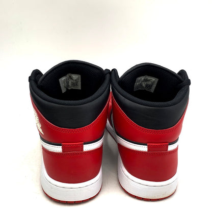 【中古品】【メンズ】 NIKE ナイキ AIR JORDAN 1 MID DQ8426-061 エアジョーダン1 ミッド スニーカー シューズ 靴 160-241002-as-31-izu サイズ：28.5cm カラー：BLACK/WHITE-GYM RED 万代Net店