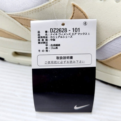 【中古美品】【メンズ】 NIKE ナイキ WOMEN'S AIR MAX 1 DZ2628-101 ウィメンズ エア マックス 1 スニーカー シューズ 靴 160-241003-ay-12-izu サイズ：27.5cm カラー：PALE IVORY/SANDDRIFT-WHITE 万代Net店