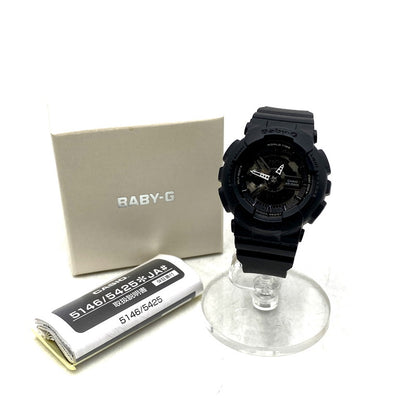 【中古品】【レディース】 CASIO カシオ BABY-G ベビージー BA-110BC-1AJF BA-110 SERIES アナログ デジタル 腕時計 電池式 198-241007-mm-19-izu カラー：ブラック 黒 万代Net店