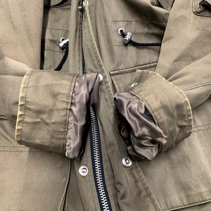 【中古品】【メンズ】 MAMAGARI ママガリ MILITARY JACKET 韓国製 ミリタリージャケット アウター 長袖 147-241009-ma-04-izu サイズ：46 カラー：グリーン系 万代Net店