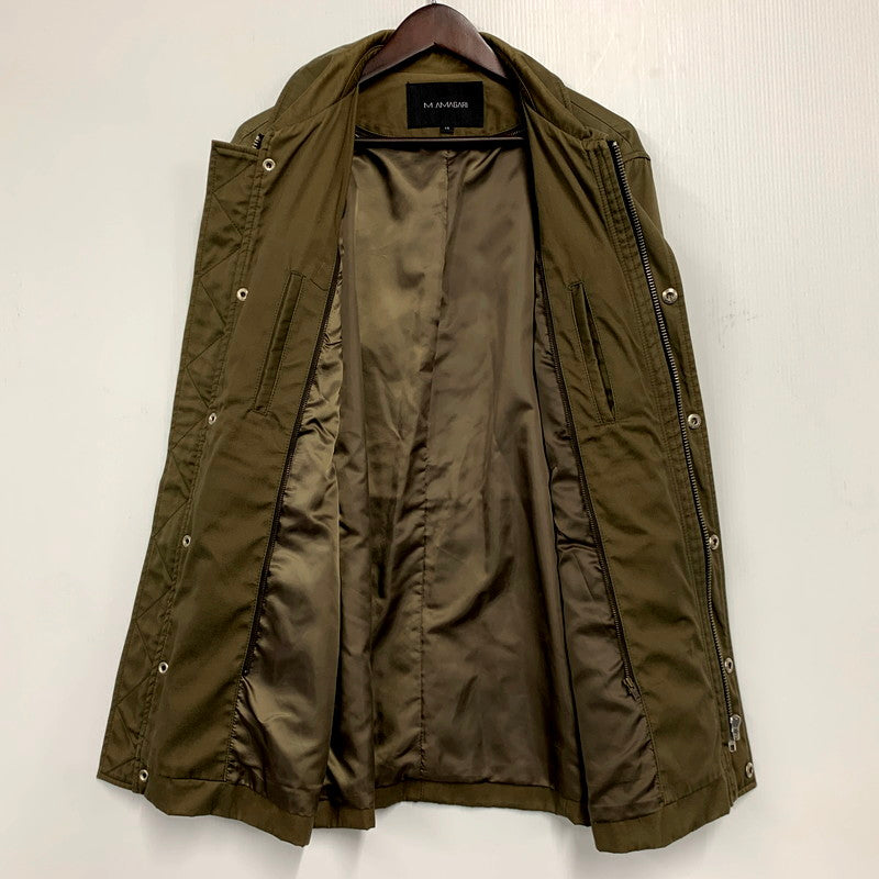 【中古品】【メンズ】 MAMAGARI ママガリ MILITARY JACKET 韓国製 ミリタリージャケット アウター 長袖 147-241009-ma-04-izu サイズ：46 カラー：グリーン系 万代Net店