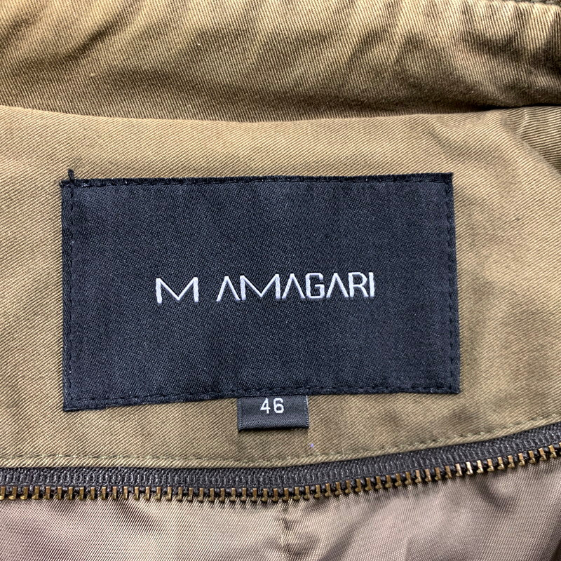 【中古品】【メンズ】 MAMAGARI ママガリ MILITARY JACKET 韓国製 ミリタリージャケット アウター 長袖 147-241009-ma-04-izu サイズ：46 カラー：グリーン系 万代Net店