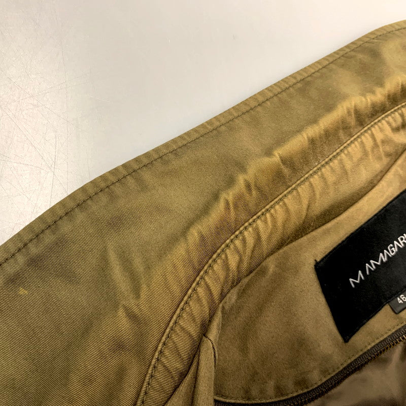 【中古品】【メンズ】 MAMAGARI ママガリ MILITARY JACKET 韓国製 ミリタリージャケット アウター 長袖 147-241009-ma-04-izu サイズ：46 カラー：グリーン系 万代Net店