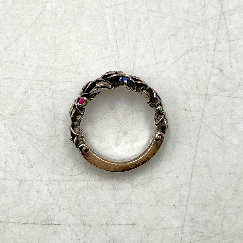 【中古品】【メンズ/レディース】 Justin Davis ジャスティンデイビス ROSARIUM RING 925 ロザリウムリング 指輪 アクセサリー 192-241007-as-07-izu サイズ：約11号 カラー：シルバー 万代Net店