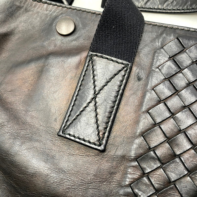 【中古品】【メンズ/レディース】 BOTTEGAVENETA ボッテガヴェネタ 2WAY BAG 273312 イントレチャート バッグ カバン 鞄 180-241007-as-08-izu カラー：ブラック系 万代Net店