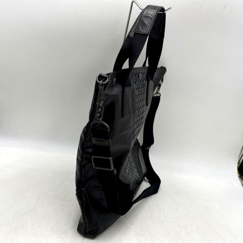 【中古品】【メンズ/レディース】 BOTTEGAVENETA ボッテガヴェネタ 2WAY BAG 273312 イントレチャート バッグ カバン 鞄 180-241007-as-08-izu カラー：ブラック系 万代Net店