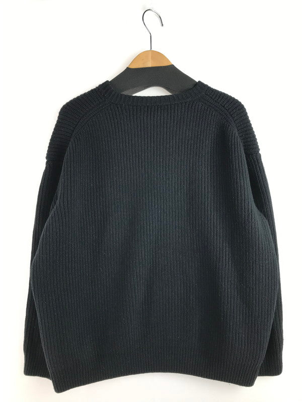 【中古品】【メンズ】 LOGO PATCH OVERSIZED KNIT 2A09T423P ロゴワッペンオーバーサイズニット エディ期 トップス 141-251231-rt-01-tag サイズ：S カラー：ブラック 万代Net店