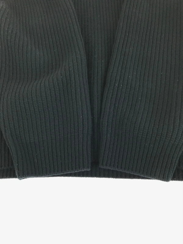 【中古品】【メンズ】 LOGO PATCH OVERSIZED KNIT 2A09T423P ロゴワッペンオーバーサイズニット エディ期 トップス 141-251231-rt-01-tag サイズ：S カラー：ブラック 万代Net店