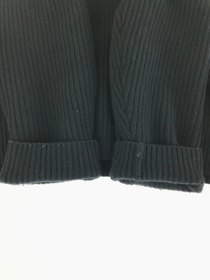 【中古品】【メンズ】 LOGO PATCH OVERSIZED KNIT 2A09T423P ロゴワッペンオーバーサイズニット エディ期 トップス 141-251231-rt-01-tag サイズ：S カラー：ブラック 万代Net店