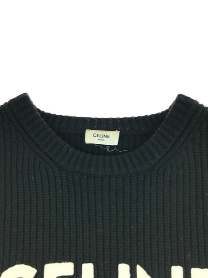 【中古品】【メンズ】 LOGO PATCH OVERSIZED KNIT 2A09T423P ロゴワッペンオーバーサイズニット エディ期 トップス 141-251231-rt-01-tag サイズ：S カラー：ブラック 万代Net店