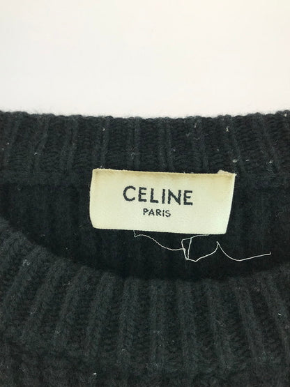 【中古品】【メンズ】 LOGO PATCH OVERSIZED KNIT 2A09T423P ロゴワッペンオーバーサイズニット エディ期 トップス 141-251231-rt-01-tag サイズ：S カラー：ブラック 万代Net店