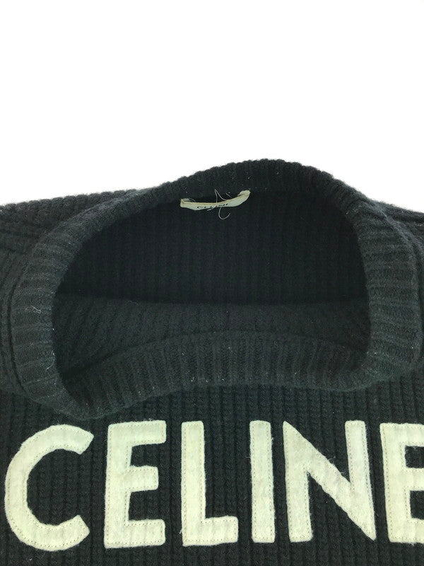 【中古品】【メンズ】 LOGO PATCH OVERSIZED KNIT 2A09T423P ロゴワッペンオーバーサイズニット エディ期 トップス 141-251231-rt-01-tag サイズ：S カラー：ブラック 万代Net店