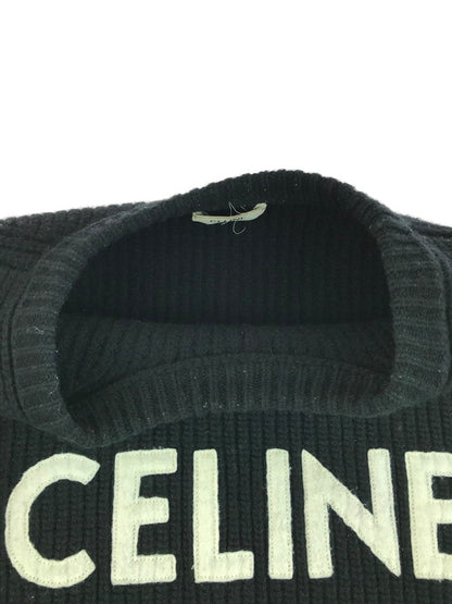 【中古品】【メンズ】 LOGO PATCH OVERSIZED KNIT 2A09T423P ロゴワッペンオーバーサイズニット エディ期 トップス 141-251231-rt-01-tag サイズ：S カラー：ブラック 万代Net店