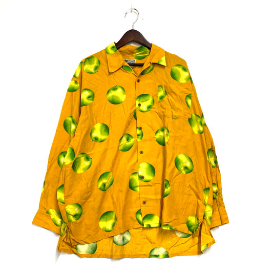 【中古品】【メンズ】 SCRATCH COMPANY スクラッチ カンパニー 90S LS APPLE DESIGN SHIRT ロングスリーブ アップル デザイン シャツ 長袖 トップス 146-241007-mm-02-izu サイズ：下記参照 カラー：オレンジ系 万代Net店