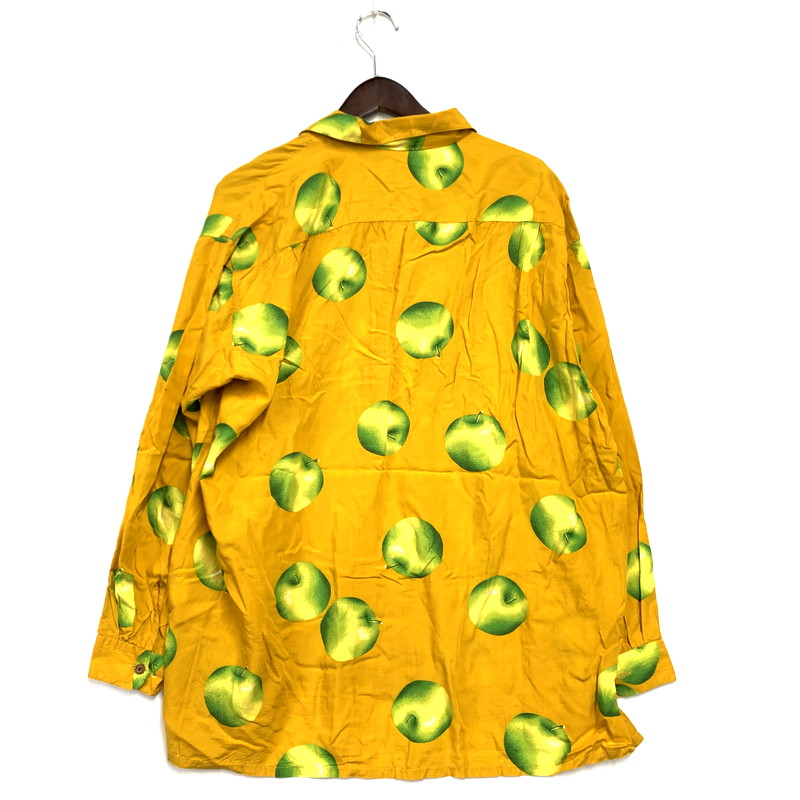 【中古品】【メンズ】 SCRATCH COMPANY スクラッチ カンパニー 90S LS APPLE DESIGN SHIRT ロングスリーブ アップル デザイン シャツ 長袖 トップス 146-241007-mm-02-izu サイズ：下記参照 カラー：オレンジ系 万代Net店