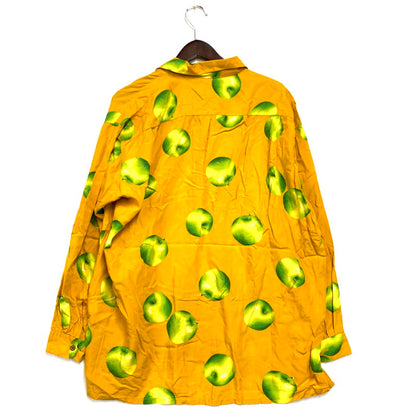 【中古品】【メンズ】 SCRATCH COMPANY スクラッチ カンパニー 90S LS APPLE DESIGN SHIRT ロングスリーブ アップル デザイン シャツ 長袖 トップス 146-241007-mm-02-izu サイズ：下記参照 カラー：オレンジ系 万代Net店