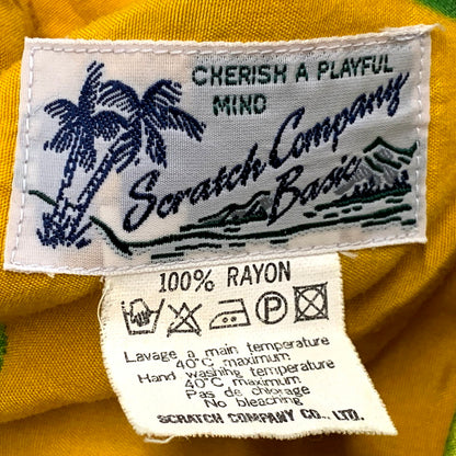 【中古品】【メンズ】 SCRATCH COMPANY スクラッチ カンパニー 90S LS APPLE DESIGN SHIRT ロングスリーブ アップル デザイン シャツ 長袖 トップス 146-241007-mm-02-izu サイズ：下記参照 カラー：オレンジ系 万代Net店