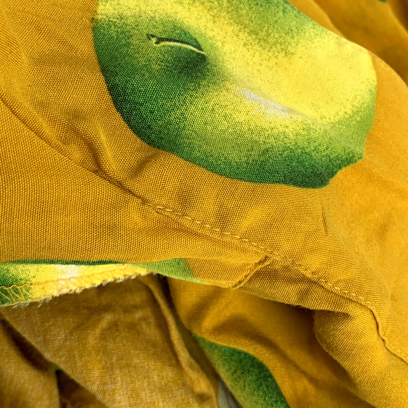 【中古品】【メンズ】 SCRATCH COMPANY スクラッチ カンパニー 90S LS APPLE DESIGN SHIRT ロングスリーブ アップル デザイン シャツ 長袖 トップス 146-241007-mm-02-izu サイズ：下記参照 カラー：オレンジ系 万代Net店