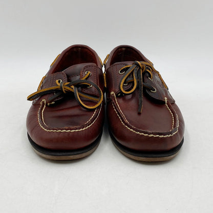 【中古品】【メンズ】 Timberland ティンバーランド 25077 2EYE BOAT SHOES ツーアイボートシューズ 靴 革靴 シューズ 165-241008-ma-11-izu サイズ：27.0cm カラー：ブラウン系 万代Net店