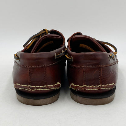 【中古品】【メンズ】 Timberland ティンバーランド 25077 2EYE BOAT SHOES ツーアイボートシューズ 靴 革靴 シューズ 165-241008-ma-11-izu サイズ：27.0cm カラー：ブラウン系 万代Net店