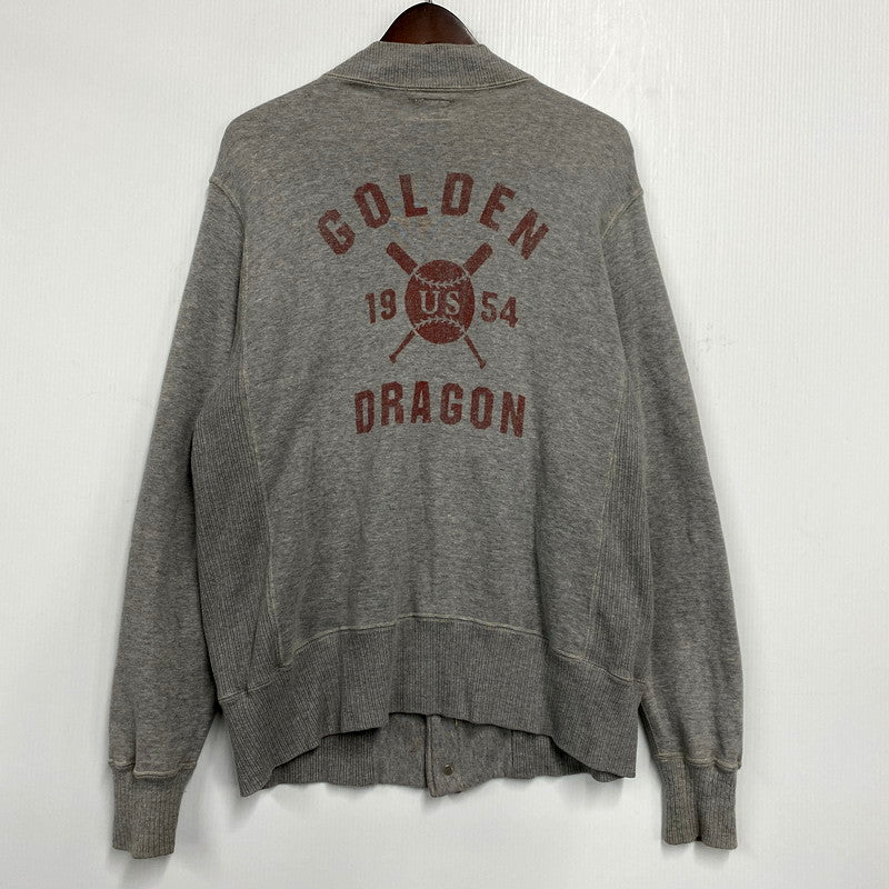 【中古品】【メンズ】  TOYS MCCOY GOLDEN DRAGON JACKET トイズマッコイ ジャケット ロゴ 刺繍 ワッペン アウター 145-241010-ay-05-izu サイズ：40 カラー：グレー 万代Net店