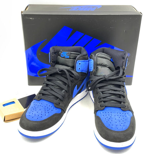 【中古美品】【メンズ】 NIKE ナイキ AIR JORDAN 1 RETRO HIGH OG DZ5485-042 エア ジョーダン 1 レトロ ハイ OG スニーカー シューズ 靴 160-241011-as-06-izu サイズ：28.5cm カラー：BLACK/ROYAL BLUE-WHITE 万代Net店