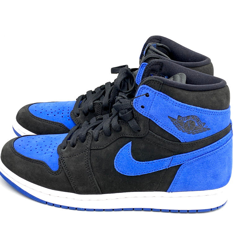 【中古美品】【メンズ】 NIKE ナイキ AIR JORDAN 1 RETRO HIGH OG DZ5485-042 エア ジョーダン 1 レトロ ハイ OG スニーカー シューズ 靴 160-241011-as-06-izu サイズ：28.5cm カラー：BLACK/ROYAL BLUE-WHITE 万代Net店