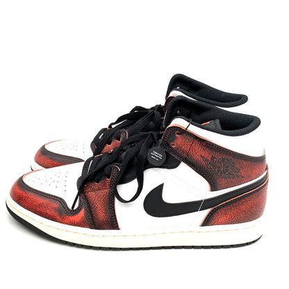 【中古美品】【メンズ】 NIKE ナイキ AIR JORDAN 1 MID SE DV9565-006 エア ジョーダン 1 ミッド SE スニーカー シューズ 靴 160-241011-as-07-izu サイズ：28.5cm カラー：BLACK/INFRARED 23-WHITE-SAIL 万代Net店