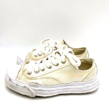 【現状渡し品】【メンズ】  MAISON MIHARA YASUHIRO ORIGINAL SOLE TOE CAP SNEAKER LOW CANVAS A05FW702 メゾンミハラヤスヒロ オリジナル ソール キャンバス ローカット スニーカー シューズ 靴 162-241011-as-08-izu サイズ：42(26.5cm) カラー：ホワイト系 万代Net店