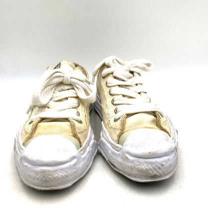 【現状渡し品】【メンズ】  MAISON MIHARA YASUHIRO ORIGINAL SOLE TOE CAP SNEAKER LOW CANVAS A05FW702 メゾンミハラヤスヒロ オリジナル ソール キャンバス ローカット スニーカー シューズ 靴 162-241011-as-08-izu サイズ：42(26.5cm) カラー：ホワイト系 万代Net店