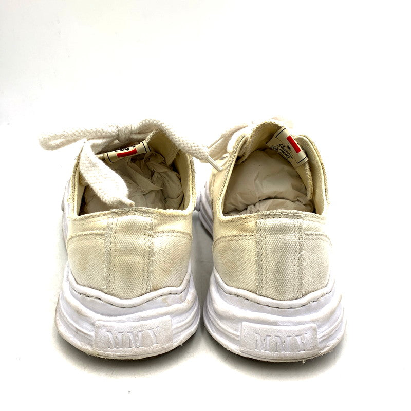 【現状渡し品】【メンズ】  MAISON MIHARA YASUHIRO ORIGINAL SOLE TOE CAP SNEAKER LOW CANVAS A05FW702 メゾンミハラヤスヒロ オリジナル ソール キャンバス ローカット スニーカー シューズ 靴 162-241011-as-08-izu サイズ：42(26.5cm) カラー：ホワイト系 万代Net店