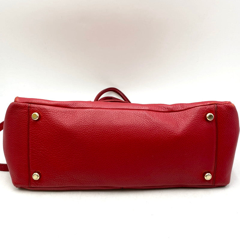 【中古品】【レディース】 COACH コーチ 2WAY BAG F35185 ハンドバッグ ショルダーバッグ カバン 鞄 180-241011-as-34-izu カラー：レッド 万代Net店