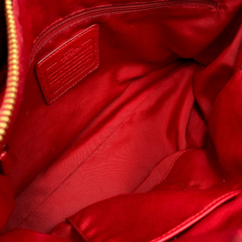 【中古品】【レディース】 COACH コーチ 2WAY BAG F35185 ハンドバッグ ショルダーバッグ カバン 鞄 180-241011-as-34-izu カラー：レッド 万代Net店