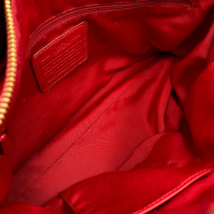 【中古品】【レディース】 COACH コーチ 2WAY BAG F35185 ハンドバッグ ショルダーバッグ カバン 鞄 180-241011-as-34-izu カラー：レッド 万代Net店