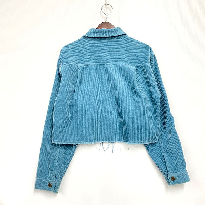 【中古品】【レディース】 X-girl エックスガール CORDUROY JACKET 105223021003 コーデュロイ ジャケット アウター 169-241011-as-23-izu サイズ：S カラー：ブルー系 万代Net店