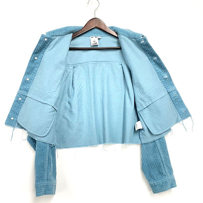 【中古品】【レディース】 X-girl エックスガール CORDUROY JACKET 105223021003 コーデュロイ ジャケット アウター 169-241011-as-23-izu サイズ：S カラー：ブルー系 万代Net店