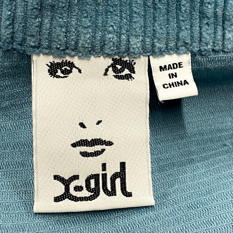 【中古品】【レディース】 X-girl エックスガール CORDUROY JACKET 105223021003 コーデュロイ ジャケット アウター 169-241011-as-23-izu サイズ：S カラー：ブルー系 万代Net店