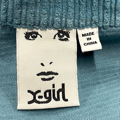 【中古品】【レディース】 X-girl エックスガール CORDUROY JACKET 105223021003 コーデュロイ ジャケット アウター 169-241011-as-23-izu サイズ：S カラー：ブルー系 万代Net店